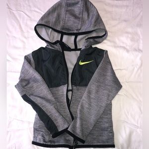 2/$7 kids Nike dri-fit toddler zip up hoodie (gray) (3T)
